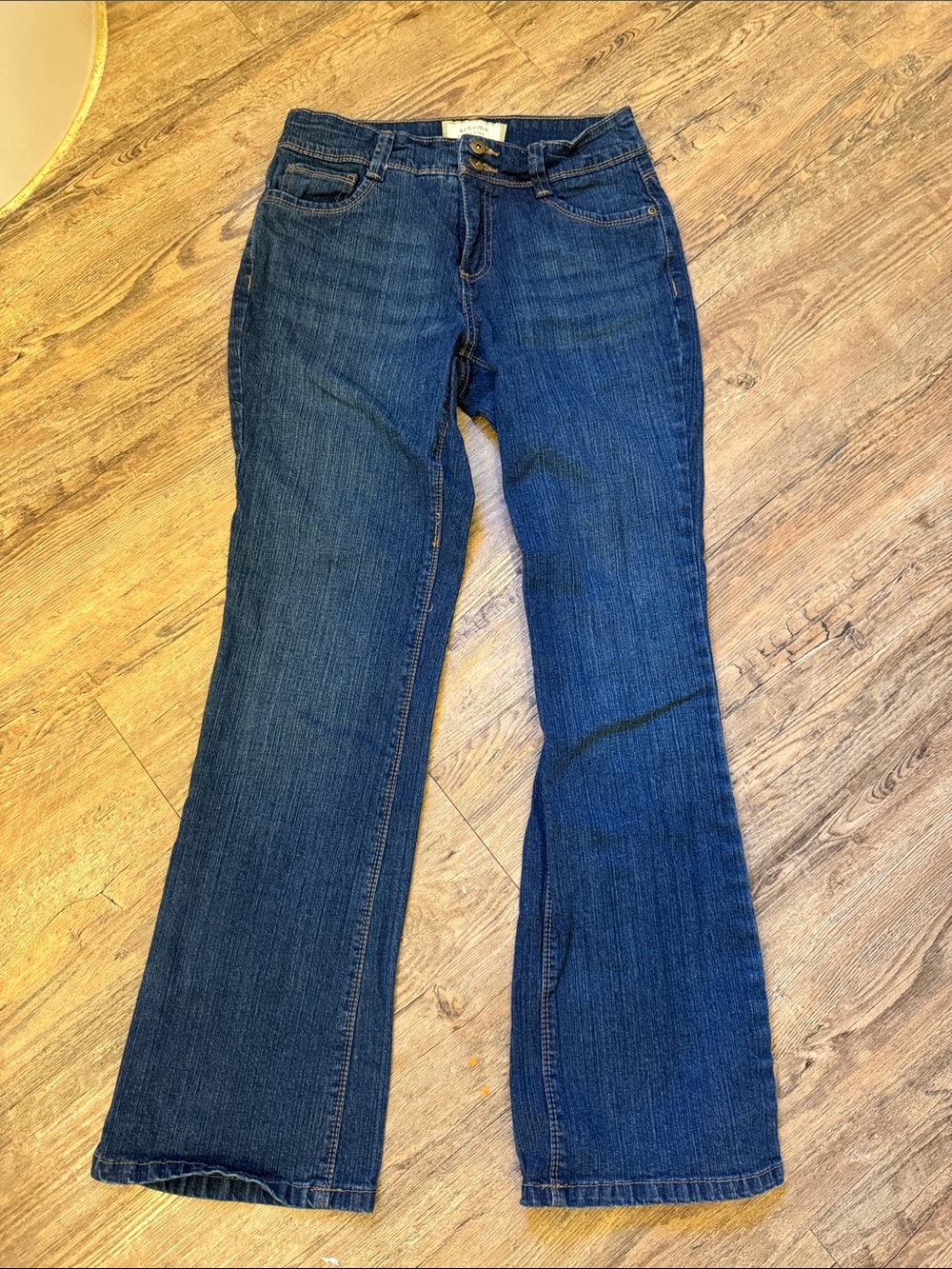 Sonoma Dark Blue Flare Wide-Leg Jeans